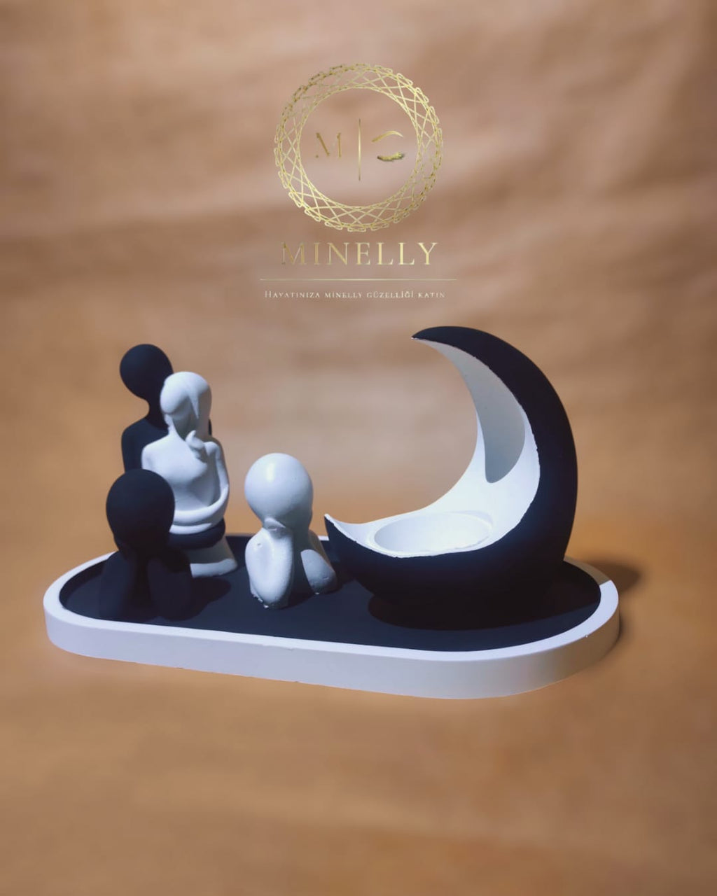 Minelly Özel Tasarım | Beşiktaş Aile & Ay Işığı Seti