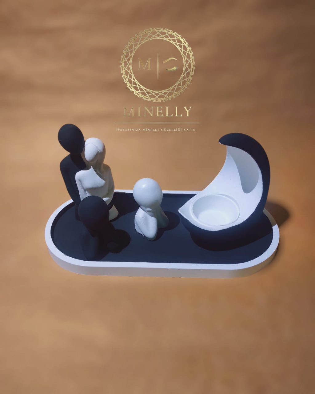 Minelly Özel Tasarım | Beşiktaş Aile & Ay Işığı Seti