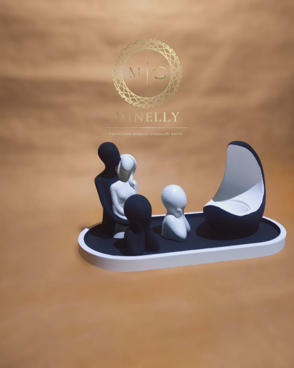 Minelly Özel Tasarım | Beşiktaş Aile & Ay Işığı Seti