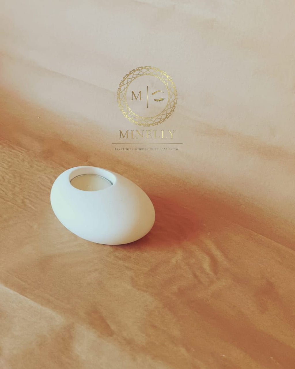 Minelly-Zen Taşı Mumluk