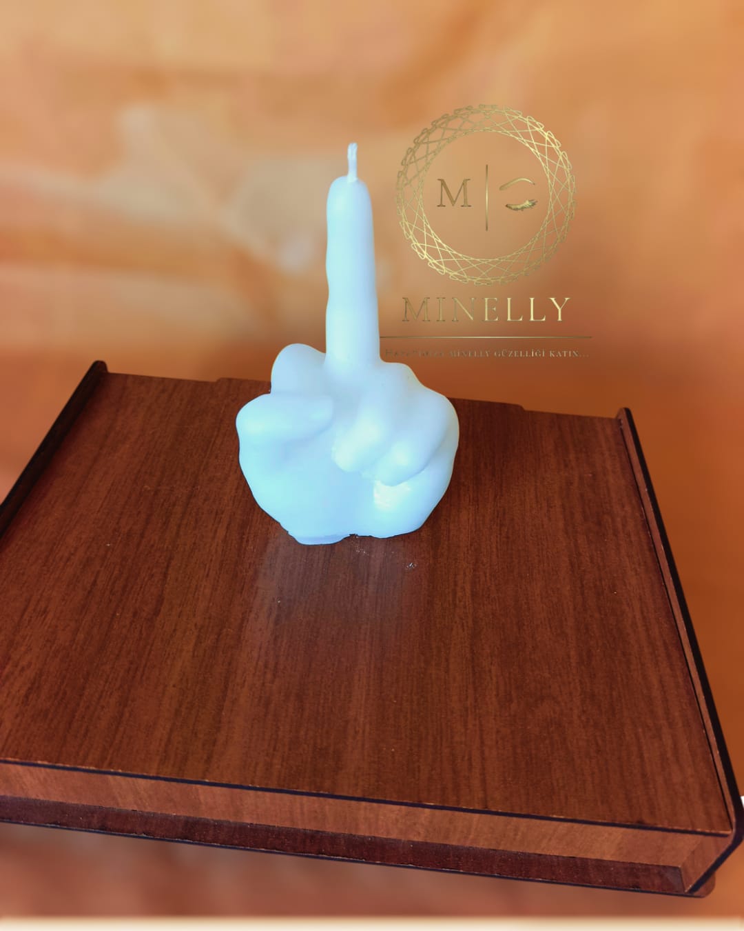 Minelly Bold Candle (Orta Parmak Mum)