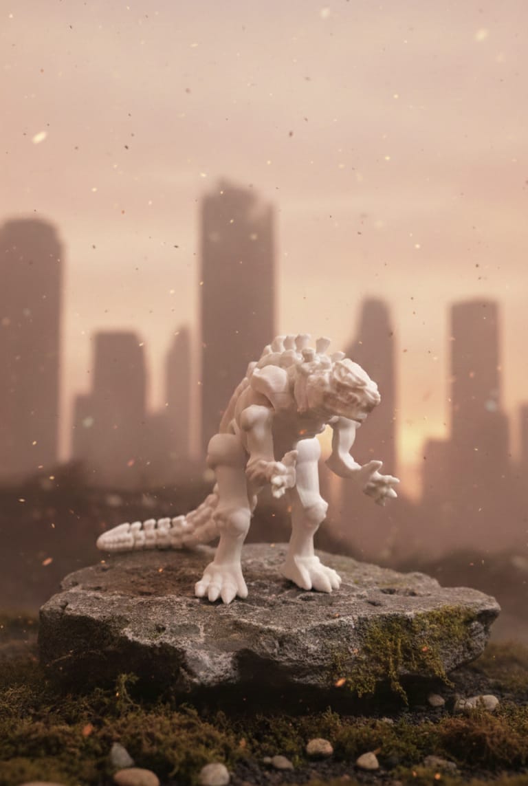 Minelly Godzilla / Kaiju 3D Hareketli Koleksiyon Figürü