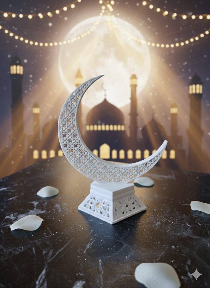 Minelly Modern Hilal Dekoratif Obje