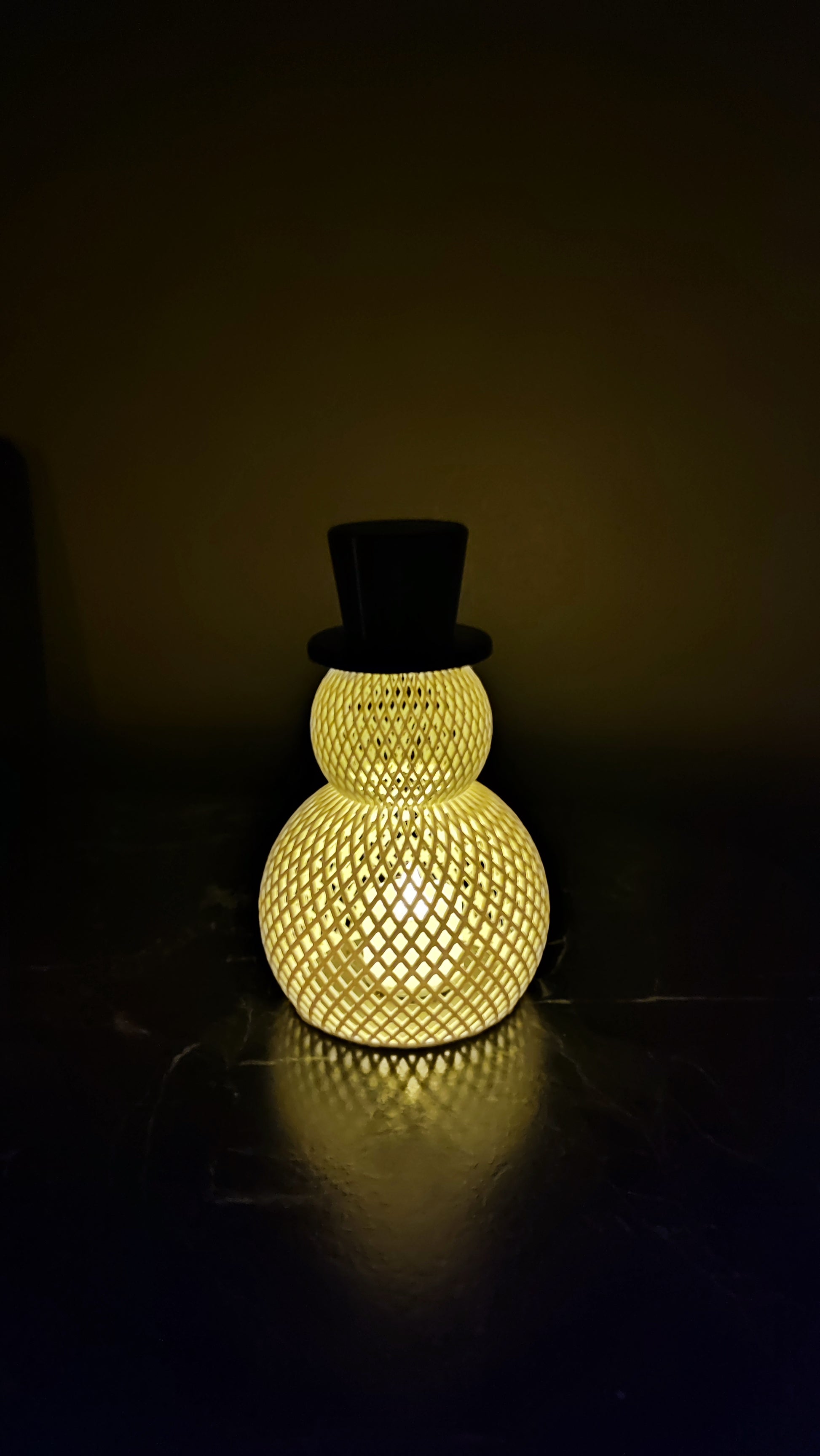 Minelly | 3D Tasarım Işıklı Kardan Adam