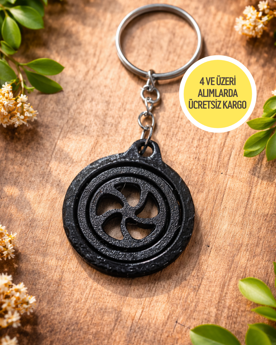 Minelly Tekerlek Döngü Stres Anahtarlık