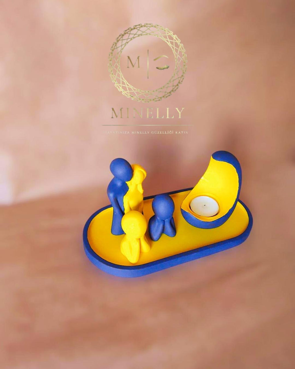 Minelly Özel Tasarım Fenerbahçe Aile & Ayışığı Seti