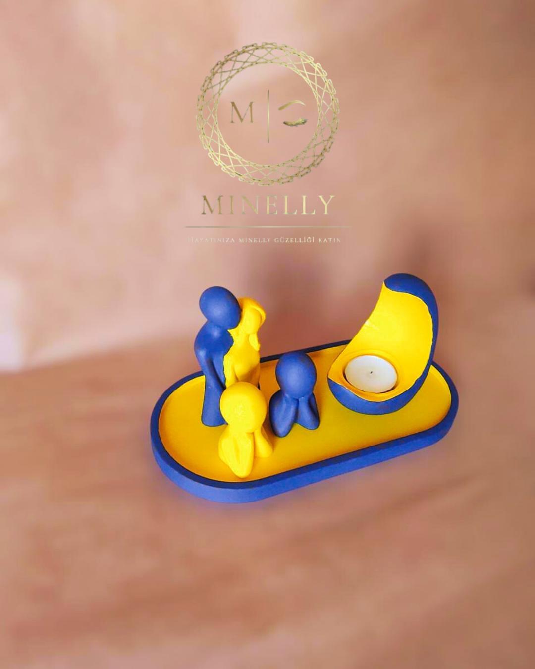 Minelly Özel Tasarım Fenerbahçe Aile & Ayışığı Seti