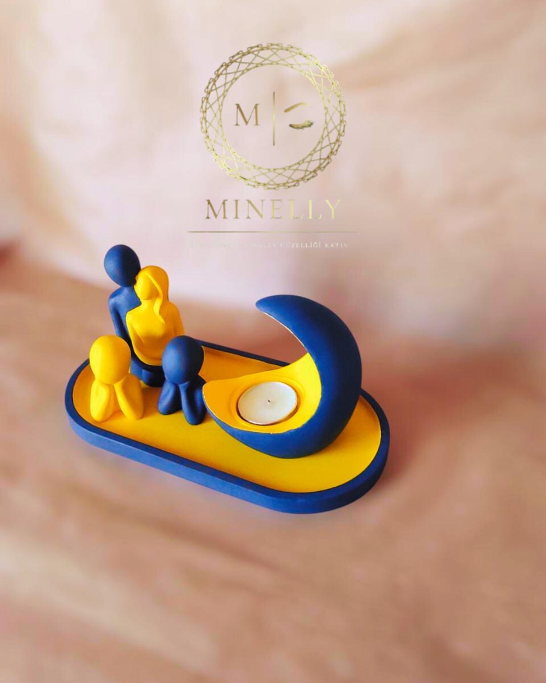 Minelly Özel Tasarım Fenerbahçe Aile & Ayışığı Seti