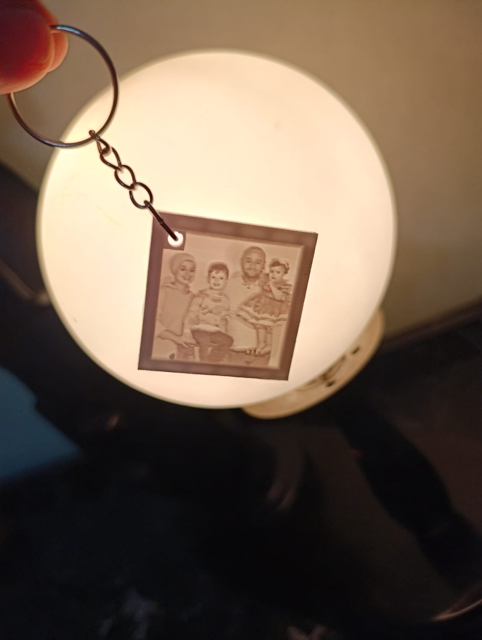 Minelly kişiye özel resimli anahtarlık