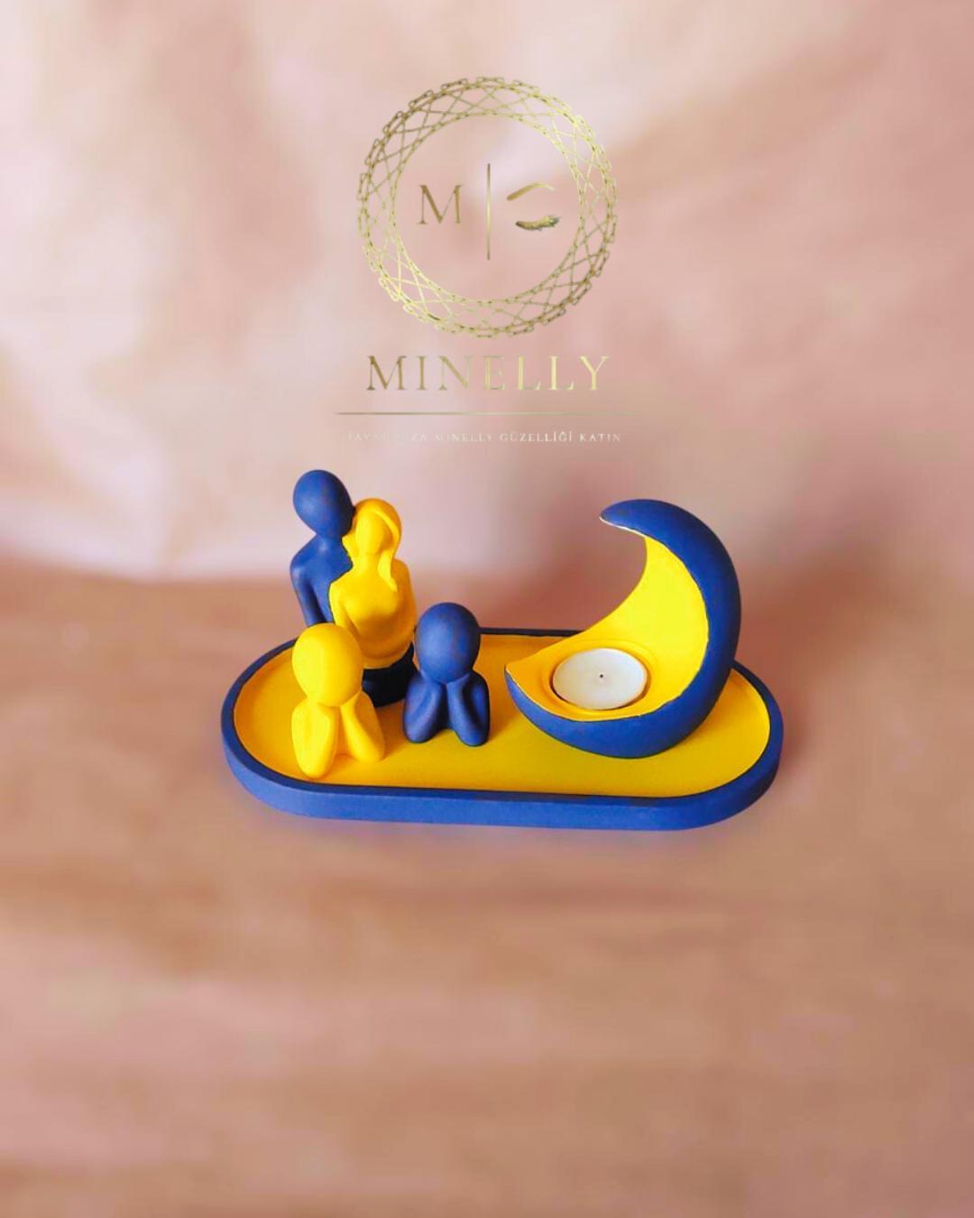 Minelly Özel Tasarım Fenerbahçe Aile & Ayışığı Seti