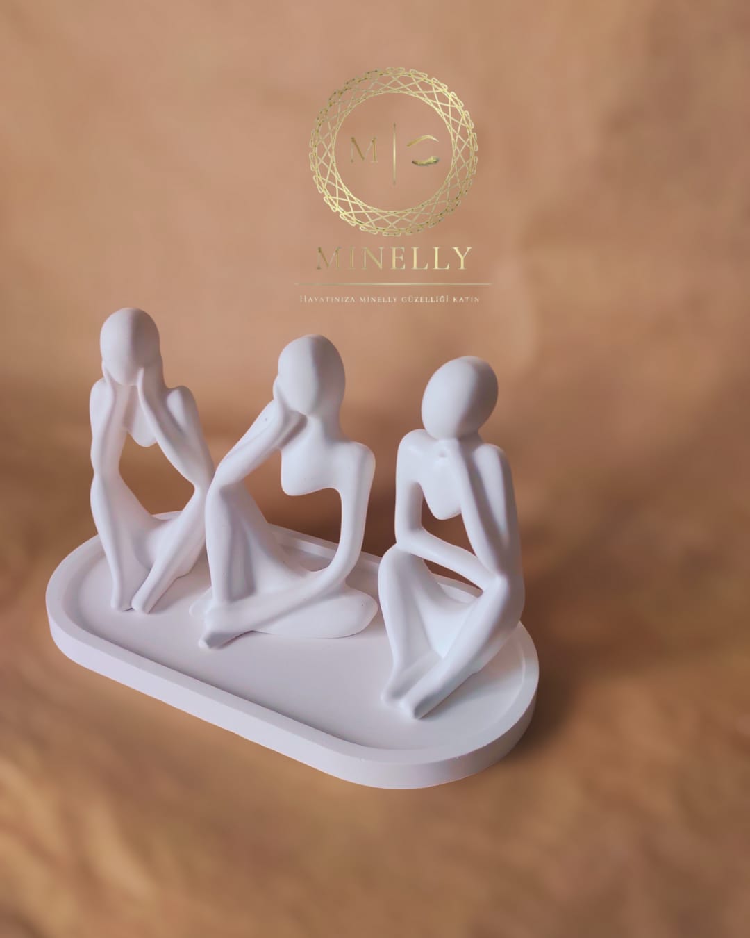 Minelly Absract Trio Tray