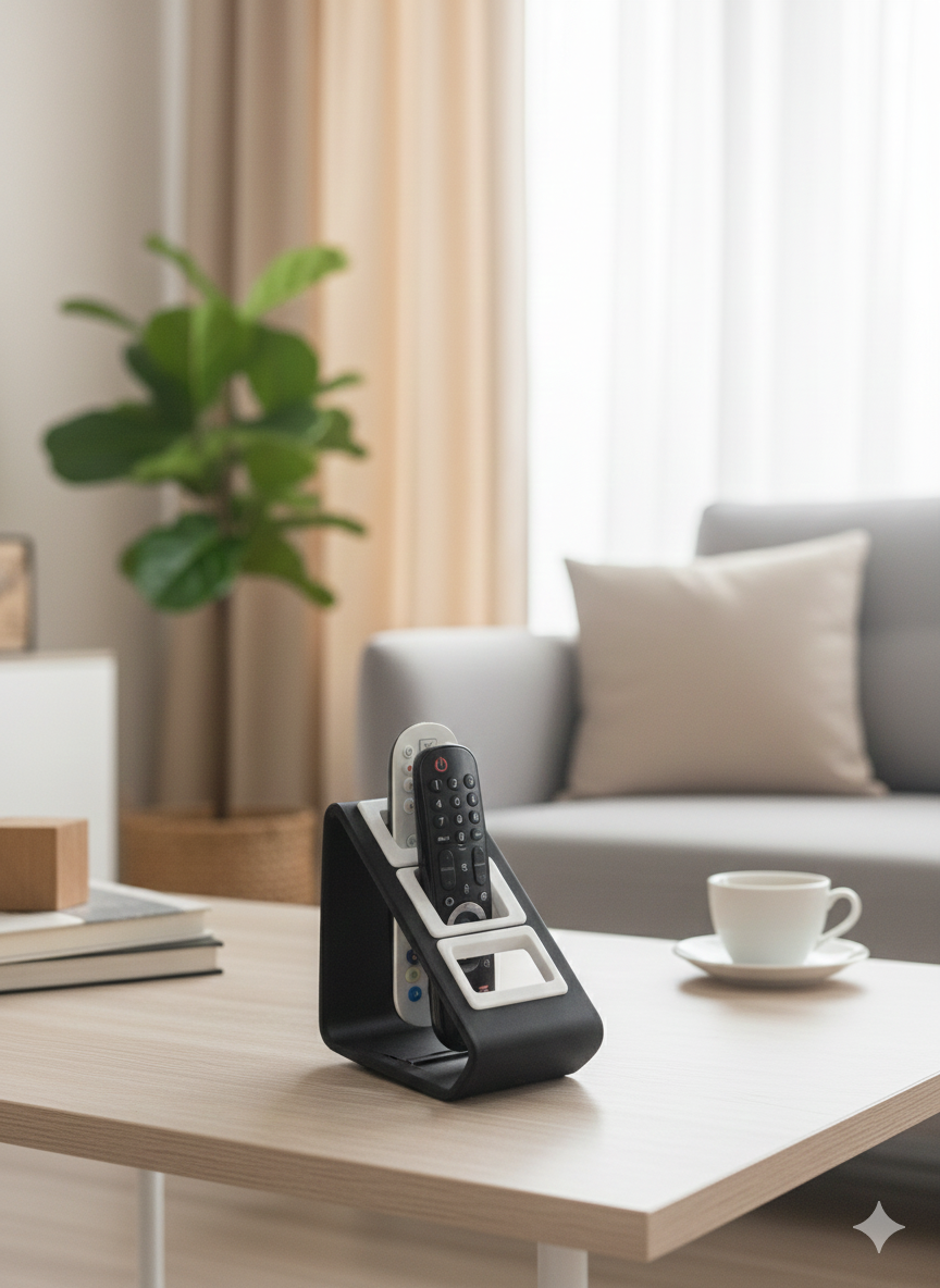 Minelly: Üç Bölmeli Modern Kumanda Standı