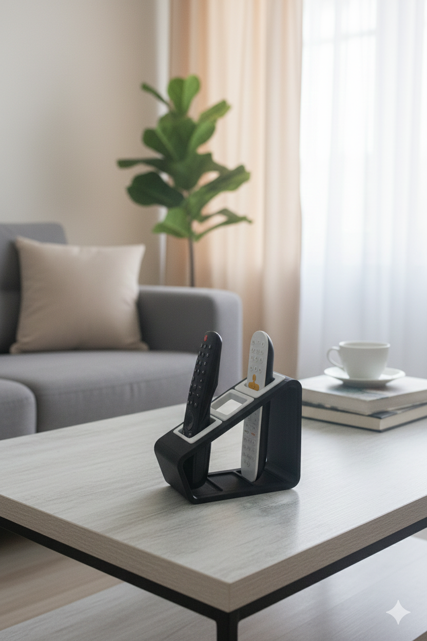 Minelly: Üç Bölmeli Modern Kumanda Standı