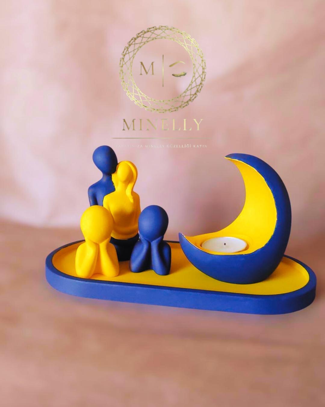 Minelly Özel Tasarım Fenerbahçe Aile & Ayışığı Seti