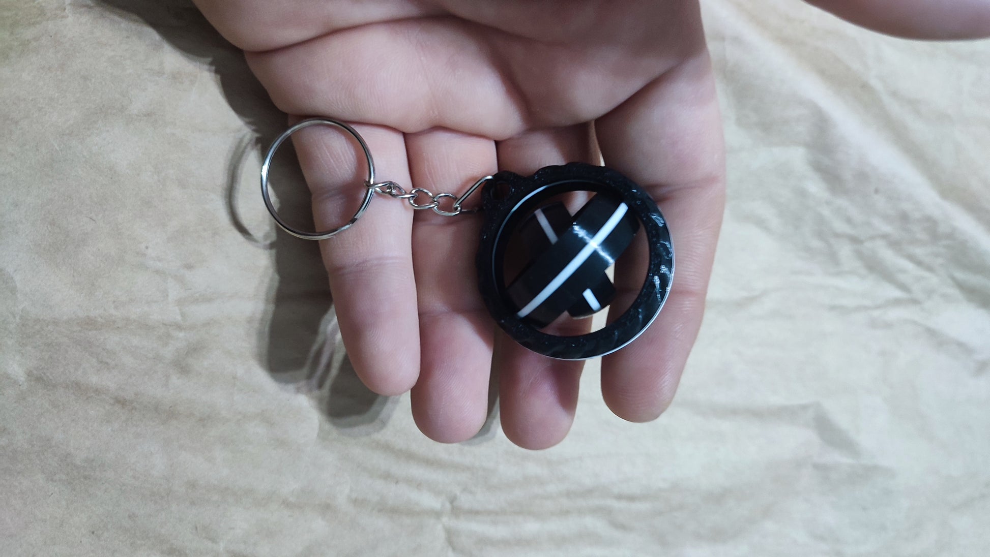 Minelly Tekerlek Döngü Stres Anahtarlık